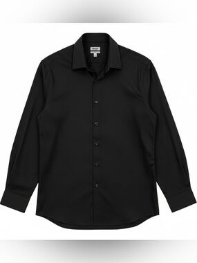 Men’s Black Dress Shirt - size 20 neck, 34/35. Unlisted by Kenneth Cole.